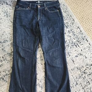 7 For All Mankind Dark Wash Bootcut Jeans